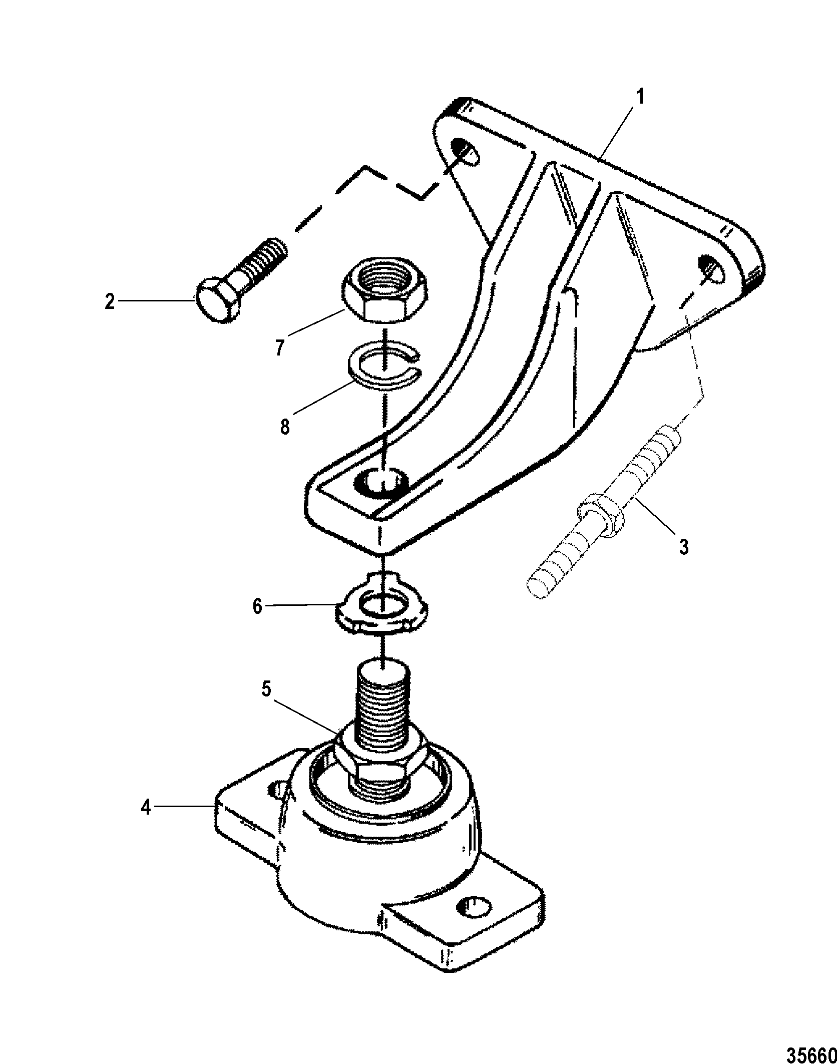 thumbnail image 2 of Candy Marine Water Pump Impeller Kit – For Mercruiser 7.4L GM 454 V-8 Bravo MPI Gen VI (1998) 2 of 6