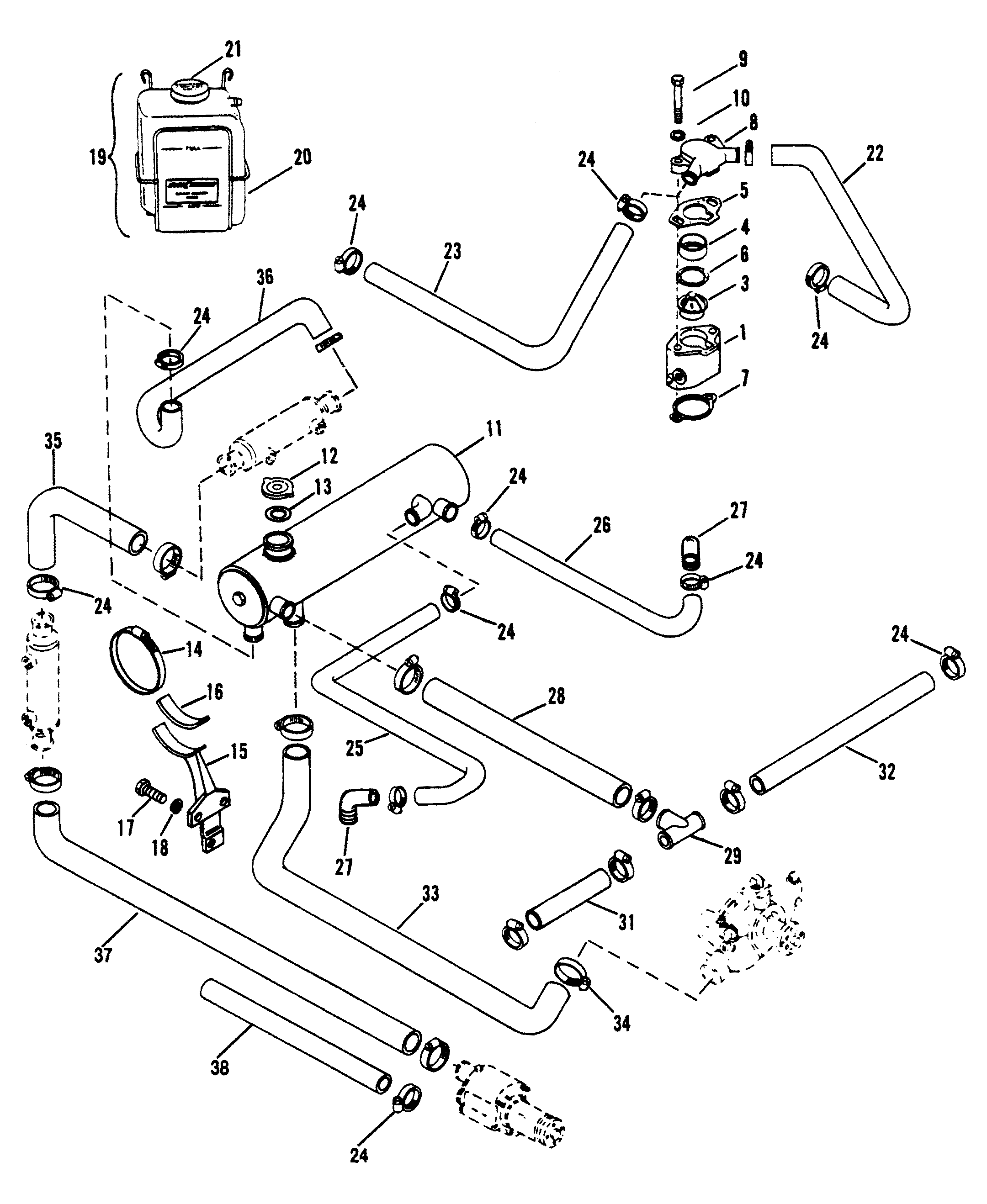 Mercruiser Cooling System Schematic Diagram - Information Of Wiring, Mercru...